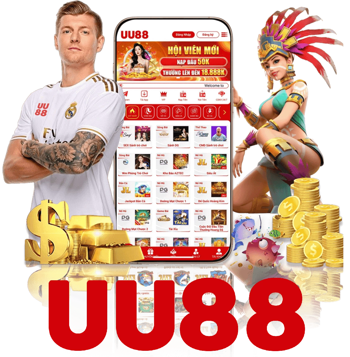 Dịch vụ ứng dụng Uu88 trên thiết bị di động